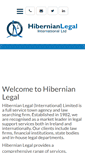 Mobile Screenshot of hibernianlegal.ie